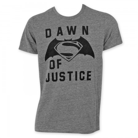 Junk Food Men's Grey Batman V Superman Dawn Of Justice T-Shirt
