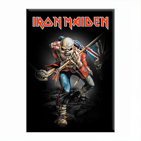 Iron Maiden British Flag Magnet