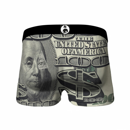 Crazy Boxer $100 Bill Benjamins Boxer Briefs