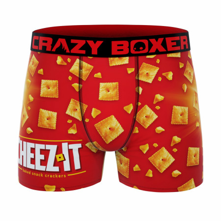 Crazy Boxers Cheez-It All Over Boxer Briefs Cracker Box