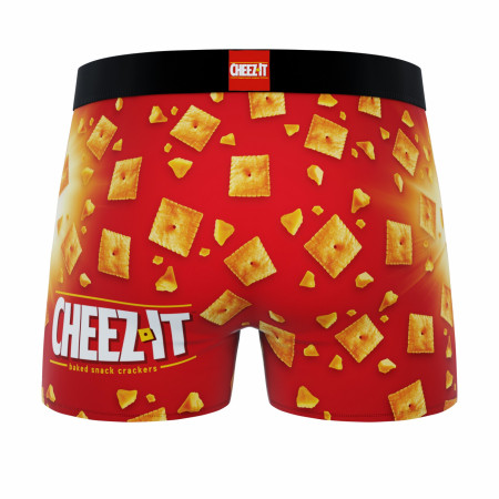 Crazy Boxers Cheez-It All Over Boxer Briefs Cracker Box