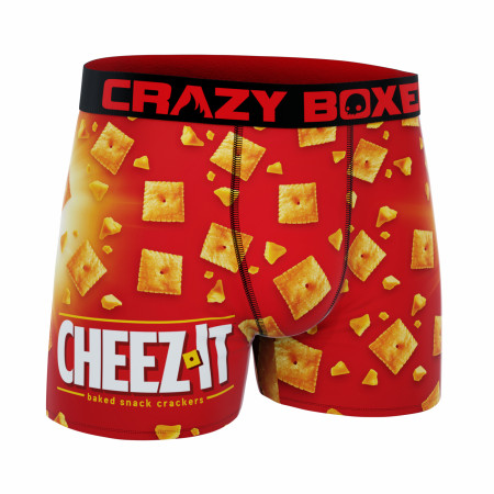 Crazy Boxers Cheez-It All Over Boxer Briefs Cracker Box