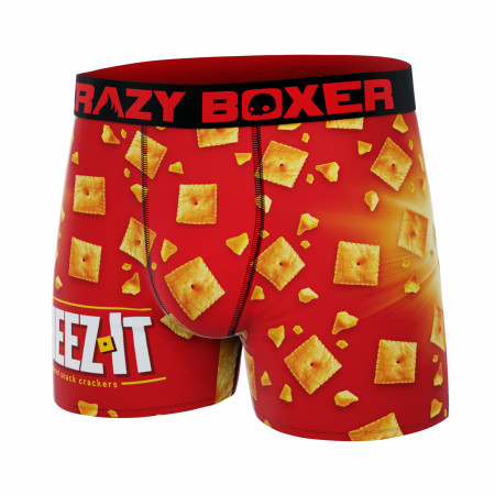 Crazy Boxers Cheez-It All Over Boxer Briefs Cracker Box