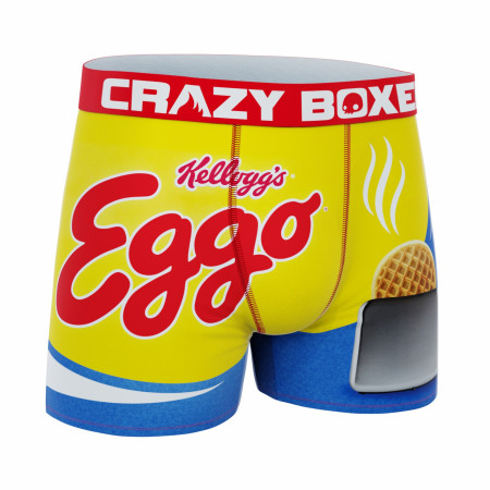 Crazy Boxers Kellogg's Eggos Boxer Briefs in Eggo Box