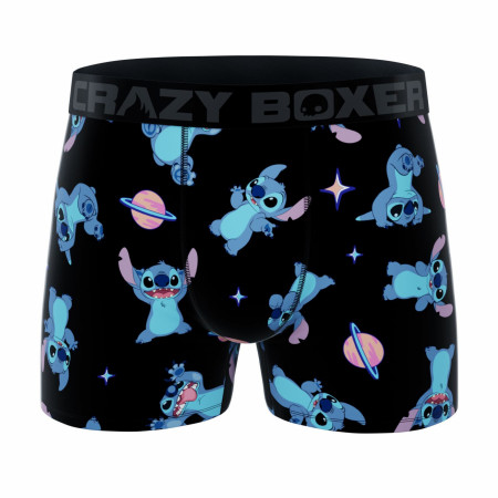 Crazy Boxers Disney Lilo and Stitch Planets Men's Boxer Briefs