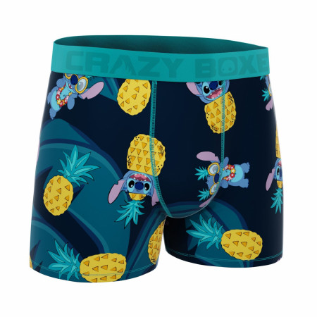 Crazy Boxers Disney Lilo and Stitch Pineapples Men's Boxer Briefs