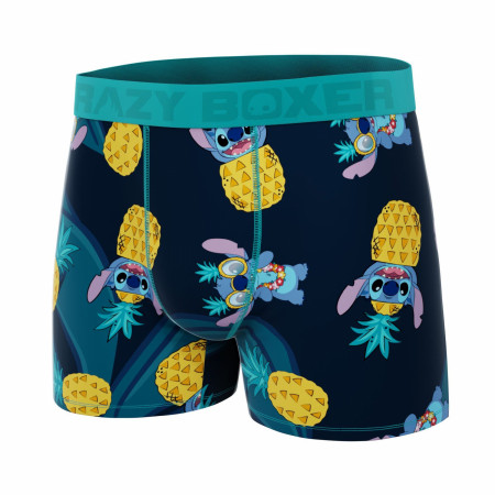 Crazy Boxers Disney Lilo and Stitch Pineapples Men's Boxer Briefs