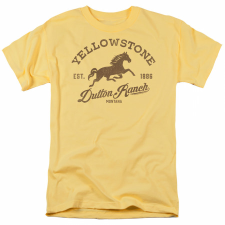 Yellowstone Dutton Ranch Logo Yellow Colorway T-Shirt