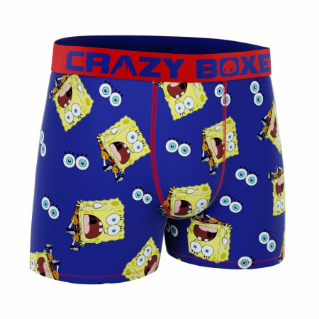 Crazy Boxers SpongeBob SquarePants Shocked Men's Boxer Briefs