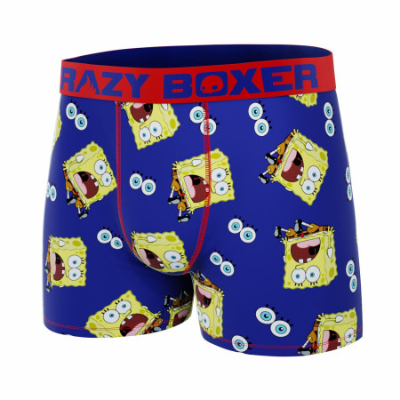 Crazy Boxers SpongeBob SquarePants Shocked Men's Boxer Briefs