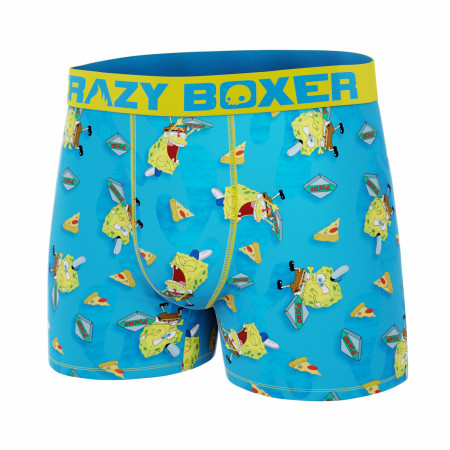 Crazy Boxer SpongeBob SquarePants Boxer Briefs in Pizza Box