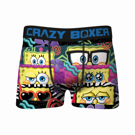 Spongebob Squarepants Character All Over 2 Pack Boxer Briefs