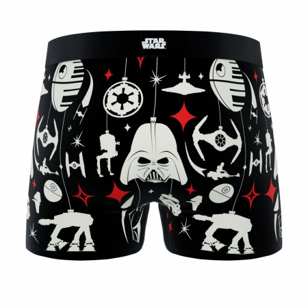 Crazy Boxers Star Wars Holiday Symbols All Over Men's Boxer Briefs