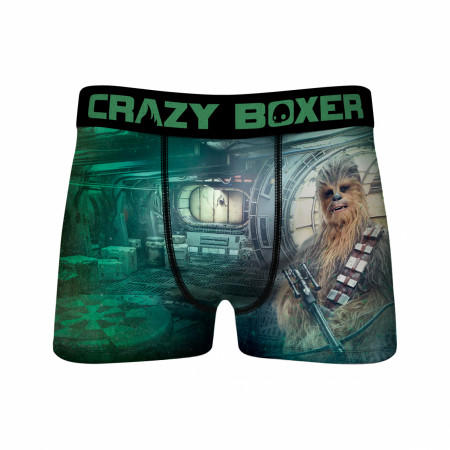 Star Wars Chewbacca Co-Pilot Men's Crazy Boxer Briefs