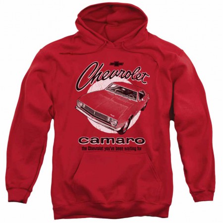 Chevy Retro Camaro Red Pullover Hoodie
