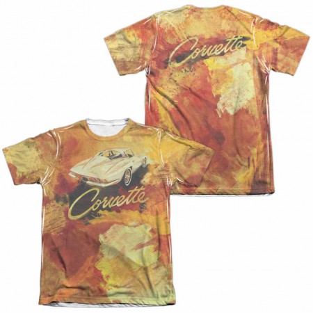 Chevy Painted Sting Ray White 2-Sided Sublimation T-Shirt