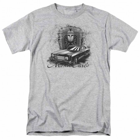 Chevy Monte Carlo Drawing Gray T-Shirt