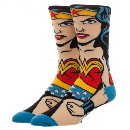 Justice League Wonder Woman Portrait Socks