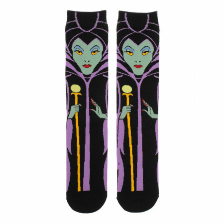 Disney Maleficent 360 Character Crew Socks