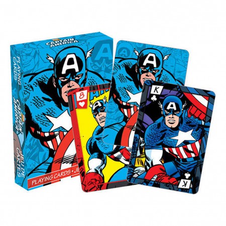 Captain America Superhero Playing Cards