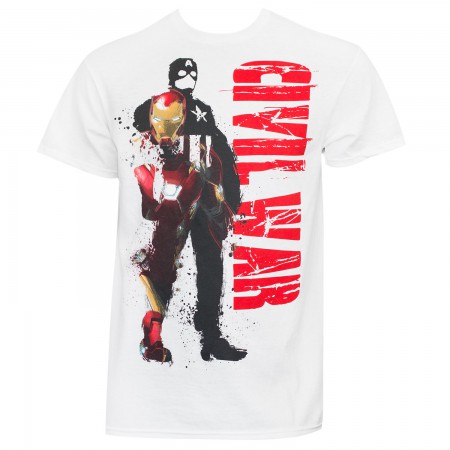 Captain America Civil War White T-Shirt