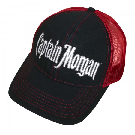 Captain Morgan Black Trucker Hat