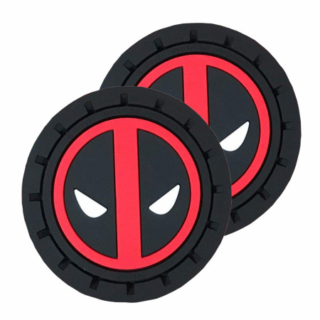 Deadpool Logo Car Cup Holder Coaster 2-Pack