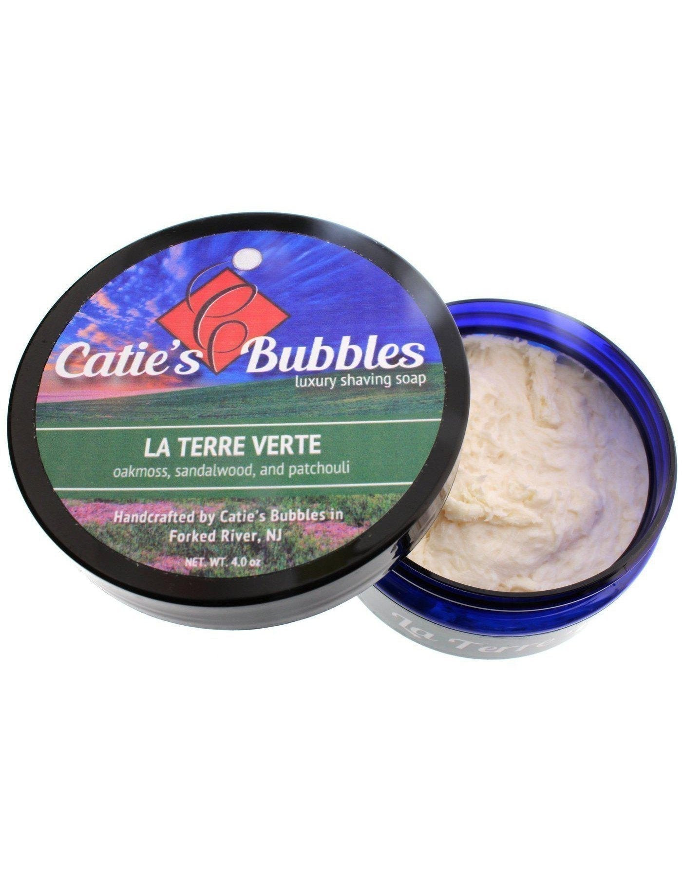 Product image 1 for Catie's Bubbles Shaving Soap, La Terre Verte, 4oz.