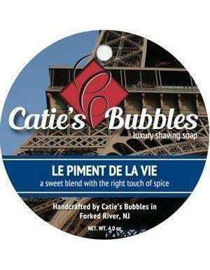 Product image 1 for Catie's Bubbles Shaving Soap, Le Piment de la Vie, 4oz.