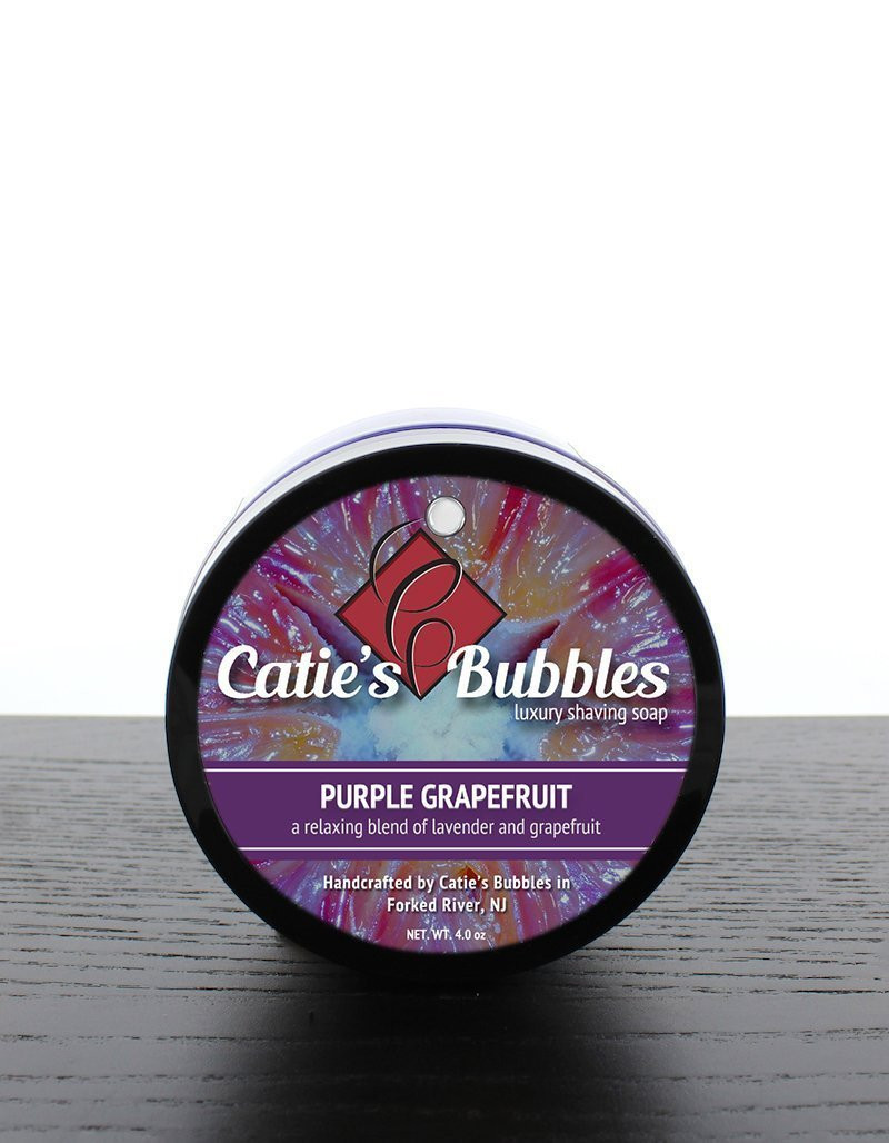 Catie's Bubbles Shaving Soap, Purple Grapefruit, 4oz.