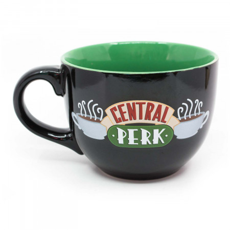 Friends Central Perk Large 24oz Ceramic Black Mug