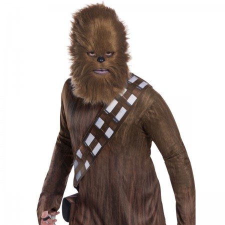Star Wars Chewy Chewbacca Costume Fur Half Mask