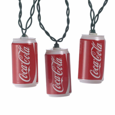Coca Cola Classic Can String Lights