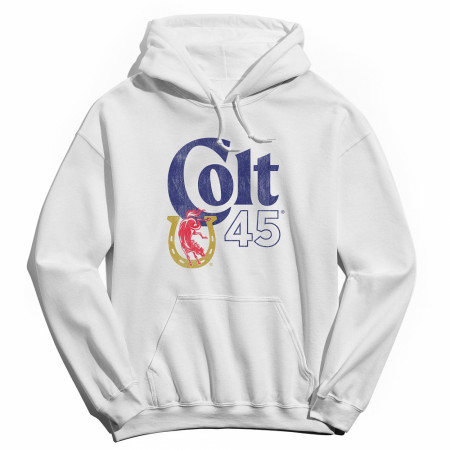 Colt 45 Classic Distressed Logo Hoodie