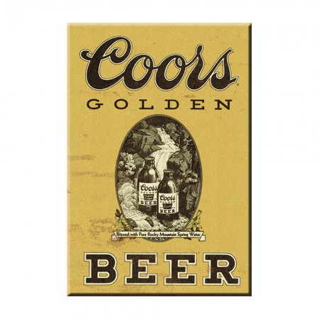 Coors Retro Golden Beer Magnet