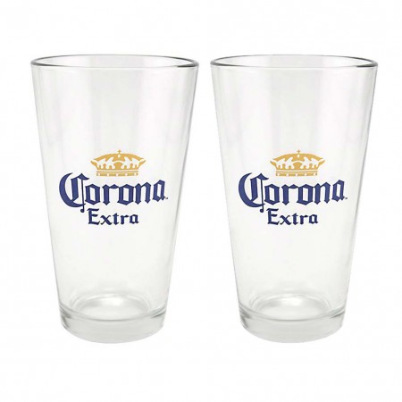 Corona Extra 2 Pack Pint Glasses