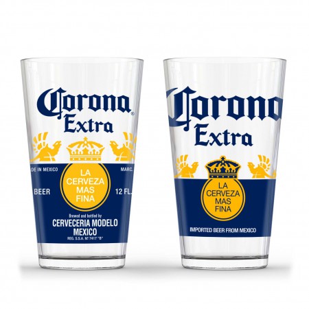Corona Extra Pint Glass Set
