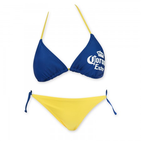 Corona Extra Women's Triangle String Bottom Bikini