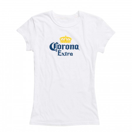 Corona Extra Ladies White Tee Shirt