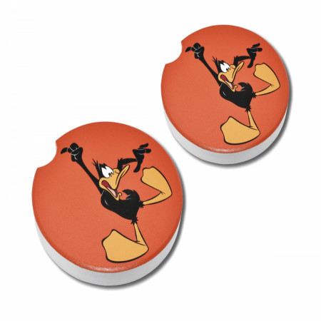 Looney Tunes Daffy Duck Character Absorbent Car Coasters