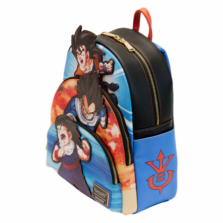 Dragon Ball Z Triple Pocket Mini Backpack by Loungefly