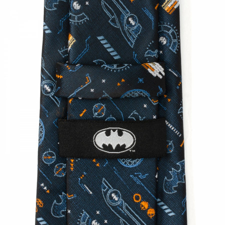 Batman Batmobile Black Men's Tie