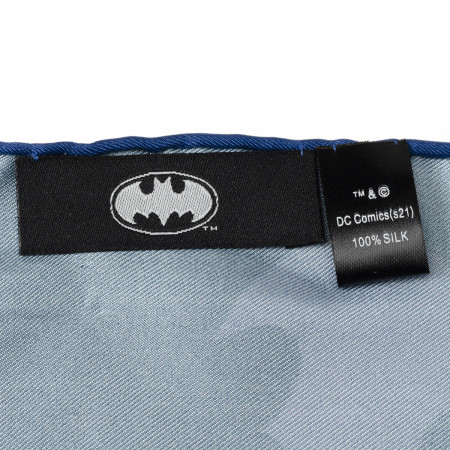 Batman Multi Motif Silk Pocket Square