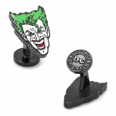The Joker Cartoon Face Cufflinks