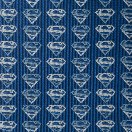 Superman Shield Stripes Blue Men's Tie