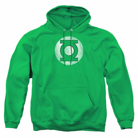 Green Lantern Distressed Symbol Hoodie