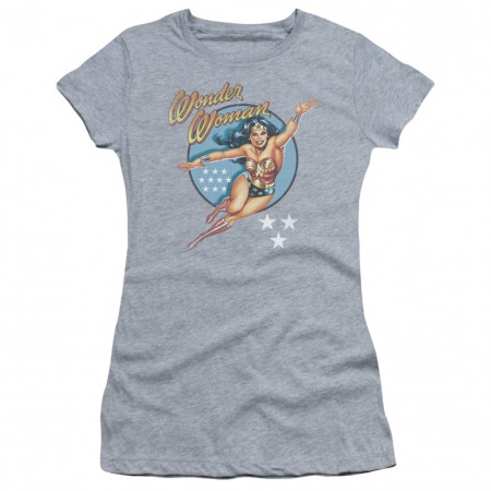 Wonder Woman Vintage Women's Grey Tshirt