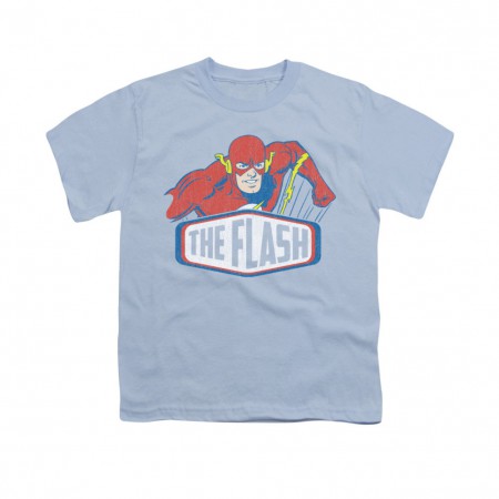 The Flash Sign Blue Youth Unisex T-Shirt