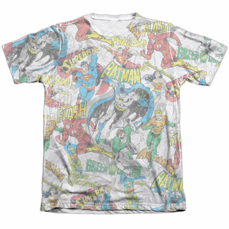 DC Comics Super Hero Collage T-Shirt