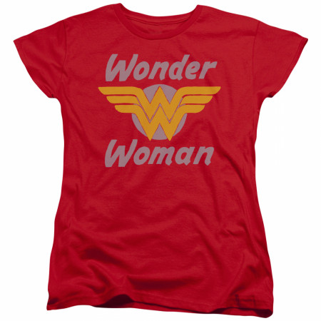 Wonder Woman Logo Red Colorway Woman's T-Shirt